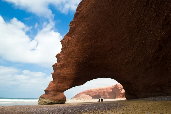 Boog op het strand legzira — Stockfoto