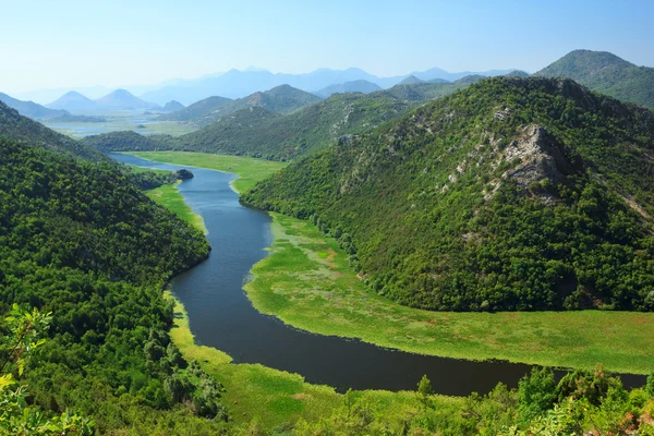 Floden crnojevica i montenegro — Stockfoto