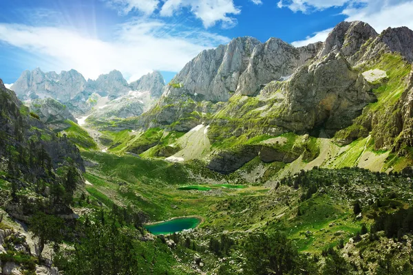 Удивительные Албанские Альпы — стоковое фото