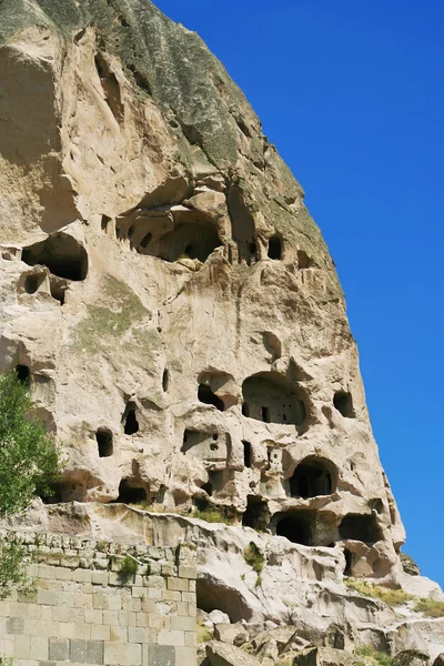 Caves in Ihlara valley — Stock Photo, Image