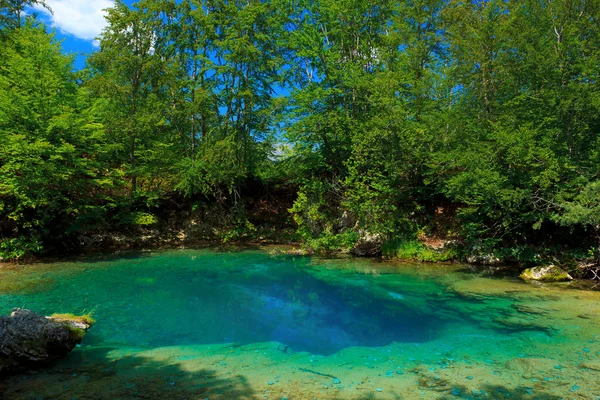 Blue eye lake — Stock Photo, Image