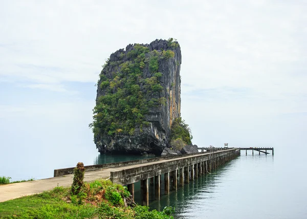 Huge rock in the sea — Stock Photo, Image