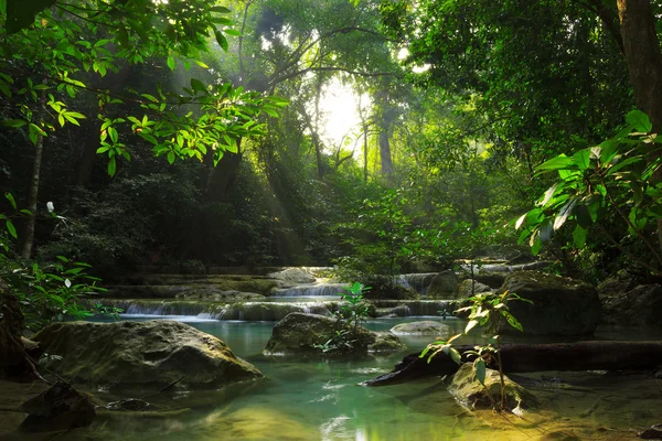 Erawan waterfall — Stock Photo, Image