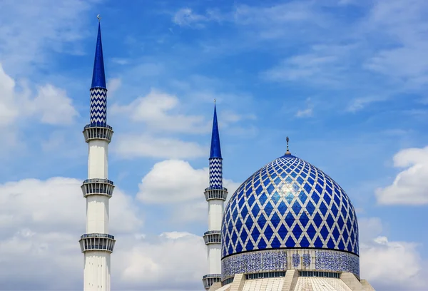 Moschea Blu a Shah Alam — Foto Stock