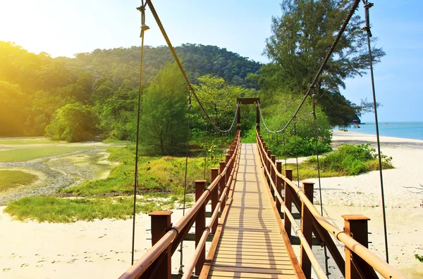 Suspension bridge — Stock Photo, Image