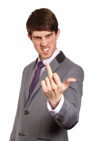 Angry businessman — Stock Photo, Image