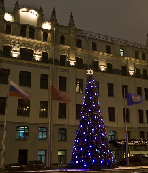 Moskva, julgran — Stockfoto