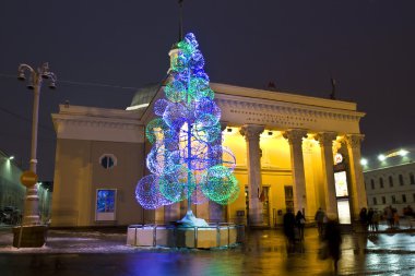 Moscow, Christmas tree clipart