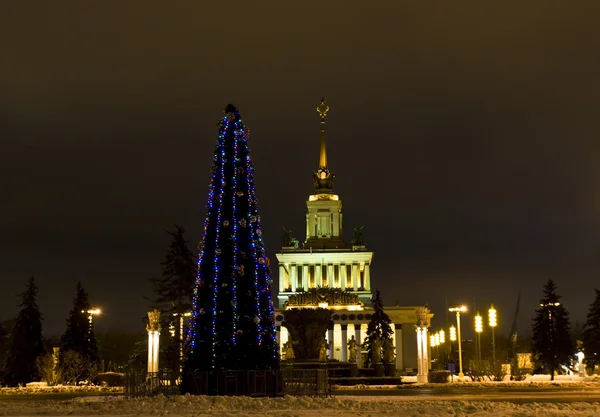 Vánoční strom, Moskva — Stock fotografie