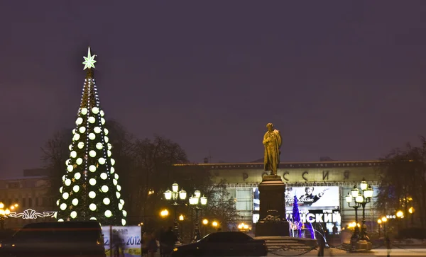 Julgran, Moskva — Stockfoto