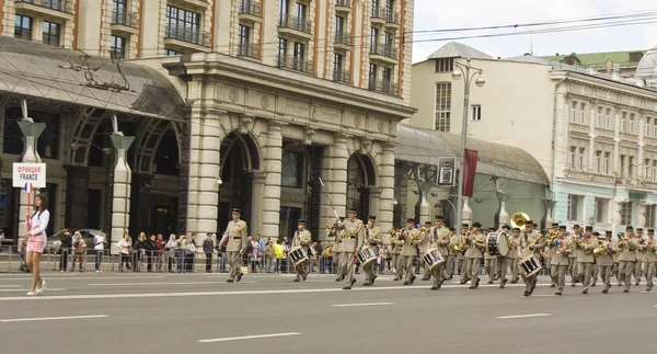 Moscou, festival international des orchestres militaires — Photo