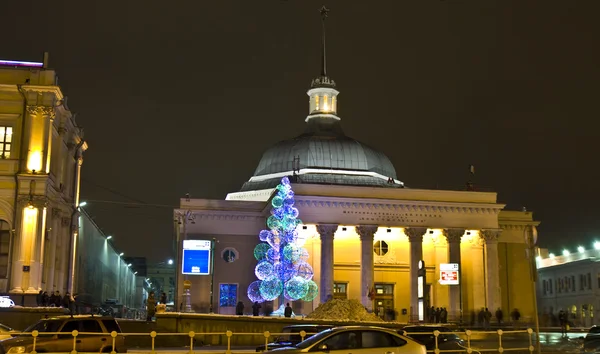 Moskva, juletre – stockfoto