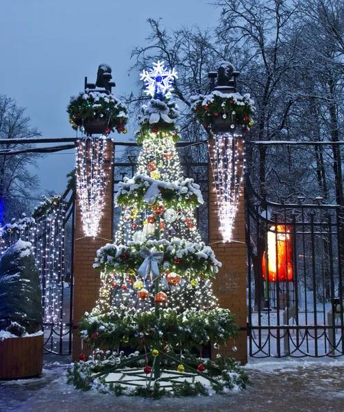 Moskova, Noel ağacı — Stok fotoğraf
