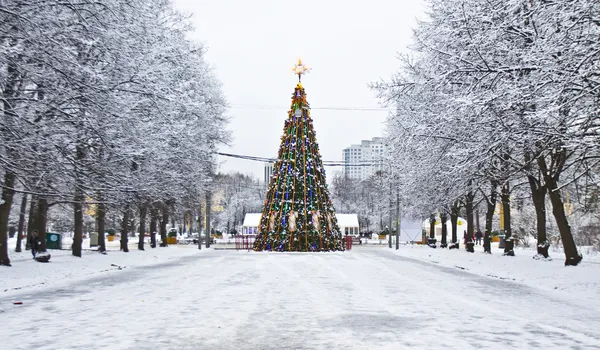 モスクワのクリスマス ツリー — ストック写真