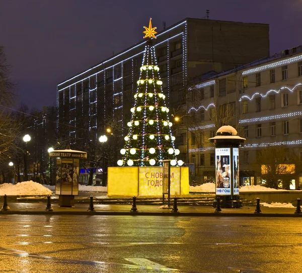 莫斯科的圣诞树 — 图库照片