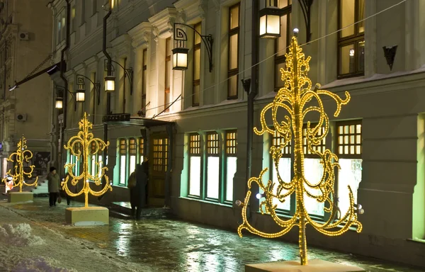モスクワ、クリスマスの装飾 — ストック写真