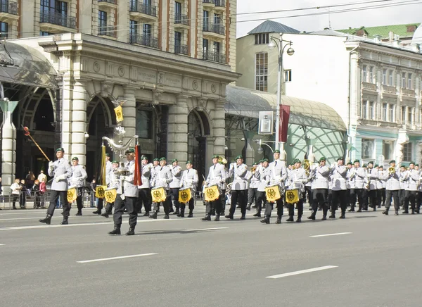 Moskau, internationales Festival der Militärorchester "spasskaya" — Stockfoto