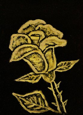 golden rose, boyama