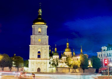 Kiev, geceleri sofiyskiy Katedrali