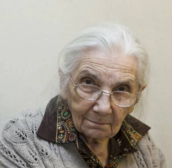 Old lady — Stock Photo, Image