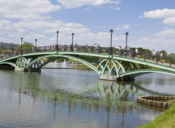モスクワ、tsaritcino の橋 — ストック写真