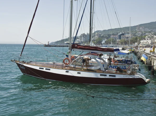 Yachts, Yalta — Stock Photo, Image