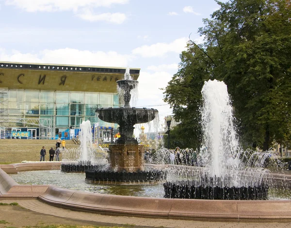 Moskva, fontäner — Stockfoto