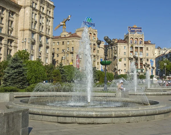 Kiev, plaza de la independencia — Foto de Stock