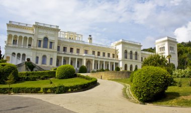 Livadia, Kırım, Ukrayna - ö. 23 Mayıs 2012: son Rus livadiyskiy Sarayı Kral nikolay.
