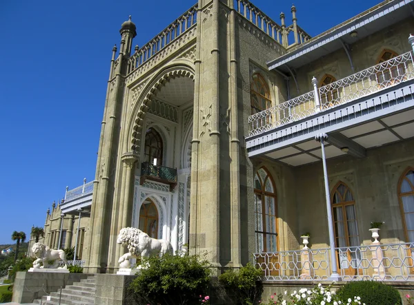 Vorontcovskiy palace, Crimea — Stock Photo, Image