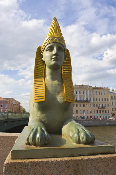 Αγία Πετρούπολη, γλυπτό της Σφίγγας — Φωτογραφία Αρχείου
