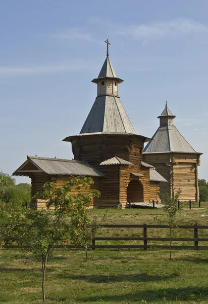 Moscow, wooden churchs — Stock Photo, Image