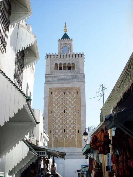 Tunisien, minaret — Stockfoto