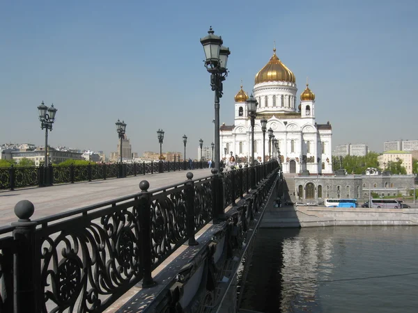 莫斯科，耶稣基督救世主大教堂 — 图库照片