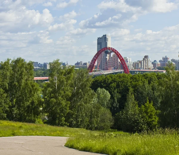 モスクワ、絵のような橋 — ストック写真