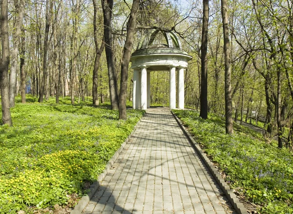 Landscape with pavilion — Stock Photo, Image