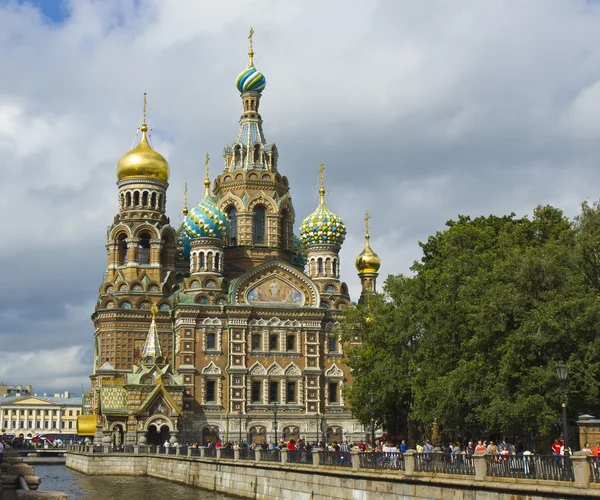 St. petersburg, katedralen i uppståndelsen av jesus Kristus (savio — Stockfoto