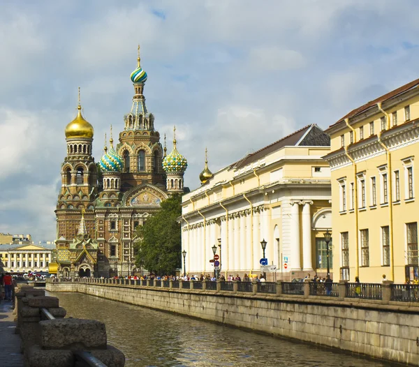 St. petersburg, katedrála vzkříšení Ježíše Krista (savi — Stock fotografie