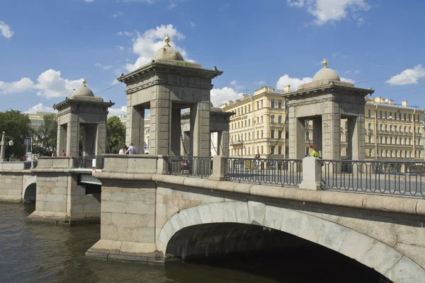 Санкт-Петербург, Ломоносовский мост — стоковое фото
