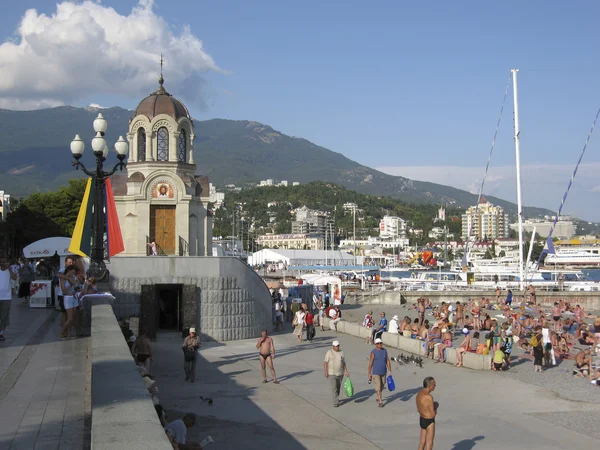 Yalta, Böschung — Stockfoto