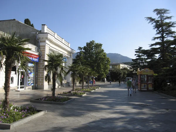 Yalta, embankment — Stock Photo, Image