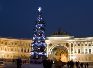 Noel ağacı, st petersburg