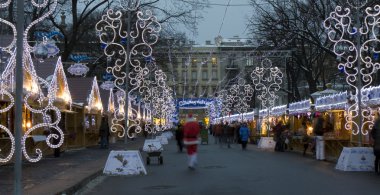 Noel pazarı, st petersburg