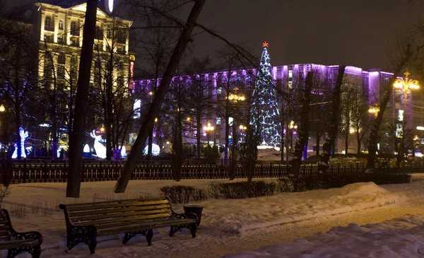 Árvore de Natal, Moscou — Fotografia de Stock