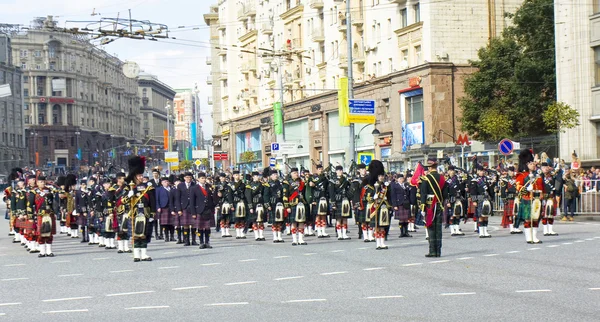 Nemzetközi fesztivál katonai zenekarok, zenekar Nikolett — Stock Fotó