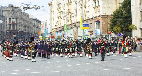 Mezinárodní festival vojenských hudeb, orchestr scot — Stock fotografie