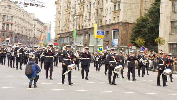 Оркестр Нидерландов на параде — стоковое фото