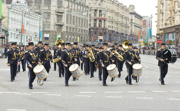 Francia zenekar, a moszkvai nemzetközi fesztivál — Stock Fotó