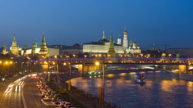 Moskova, kremlin, gece