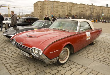 Retro ford thunderbird